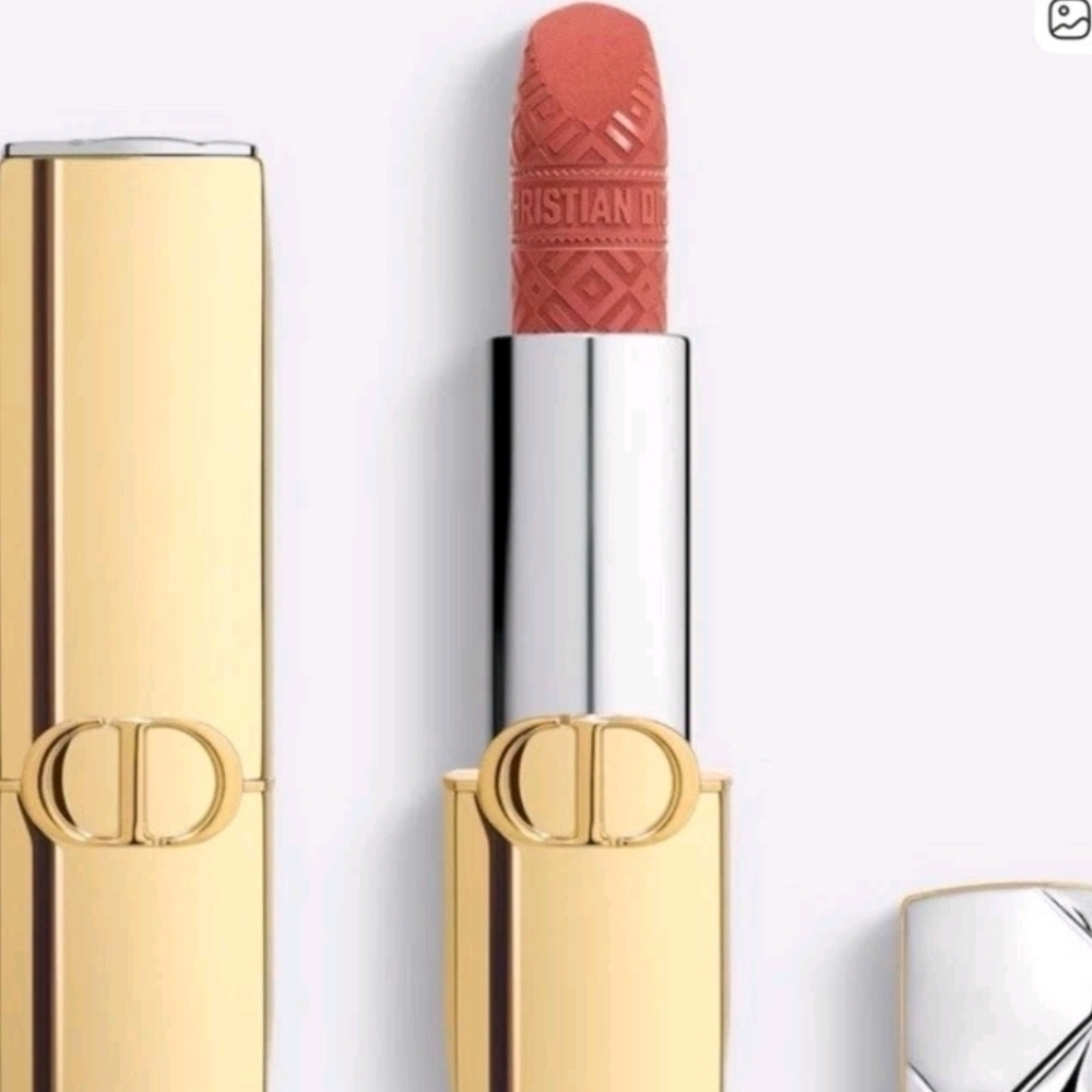 Ltd. Ed. Dior Rouge Velvet Lipstick: Rose Bavarde (284), No Longer Available New